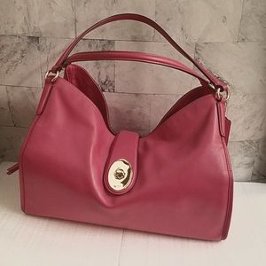 Bright Pink Coach handbag